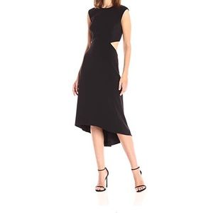 Halston Heritage Sleeveless Dress Back Cut Out